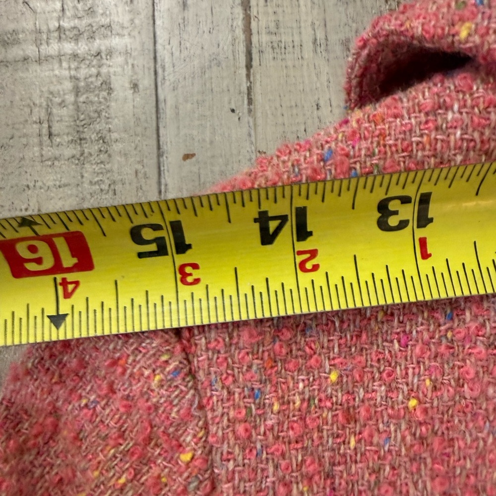 INC International Concepts Women's Pink Trench Coat wool blend size 2 - Picture 7 of 8